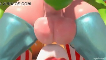 Princess Rosalina Futa Gives A Deep Blow Job With Her Big Natural Tits