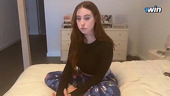 Hot Redhead In Dorm Room Has Intense Sex Before Class